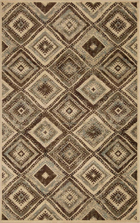 Losange Southwestern Diamonds Indoor Area Rugs or Runner Rug