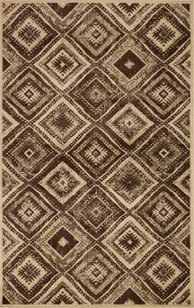 Losange Southwestern Diamonds Indoor Area Rugs or Runner Rug