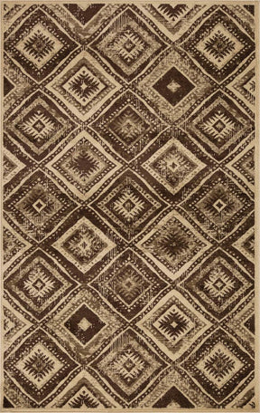 Losange Southwestern Diamonds Indoor Area Rugs or Runner Rug