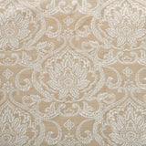 Lotus Jacquard Floral Damask Semi Sheer Curtain Panel Set