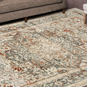 Lucida Distressed Medallion Area Rug