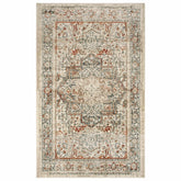 Lucida Distressed Medallion Area Rug