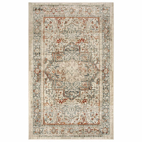 Lucida Distressed Medallion Area Rug