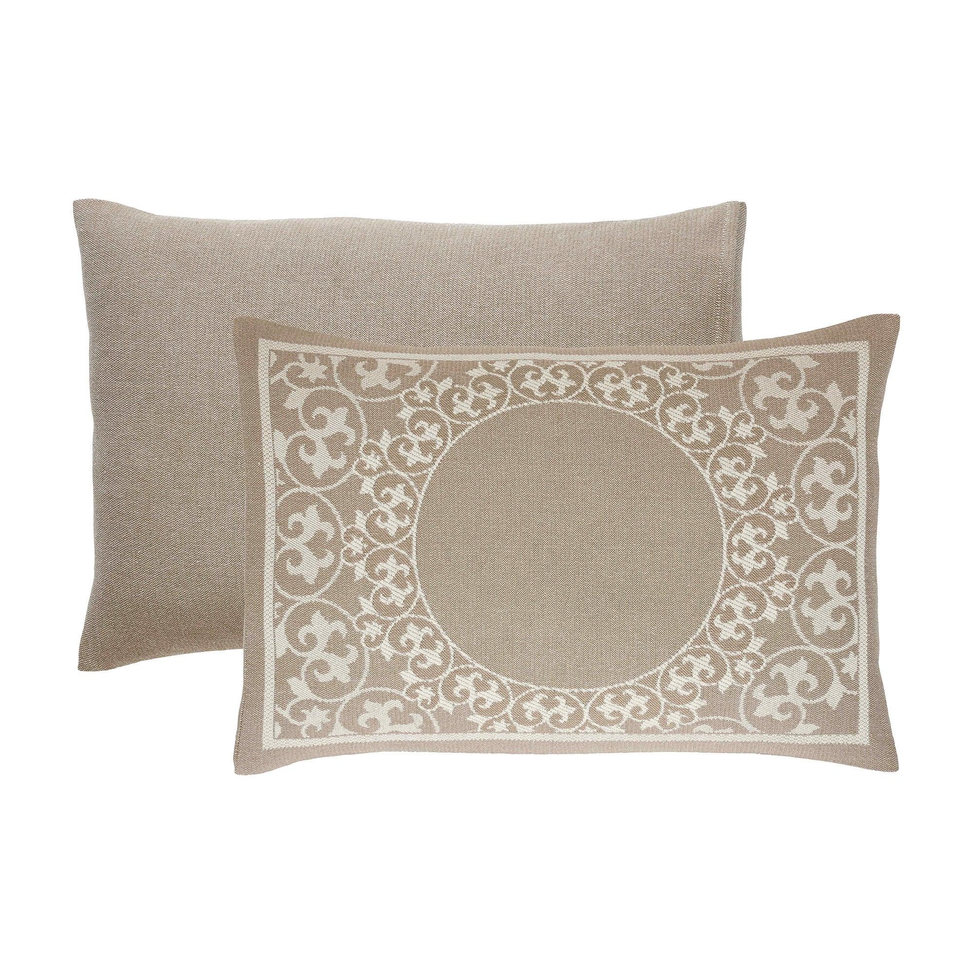 Lyron Cotton Blend Woven Jacquard Floral Scroll Bedspread Set
