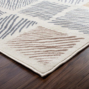 Lysandra Geometric Indoor Area Rugs Or Runner Rug Grey