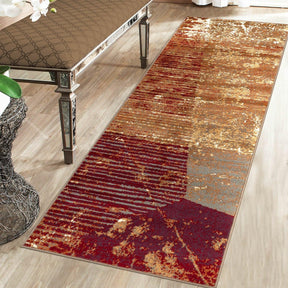 Mabel Transitional Abstract Striped Indoor Area Rugs or Runner Rug