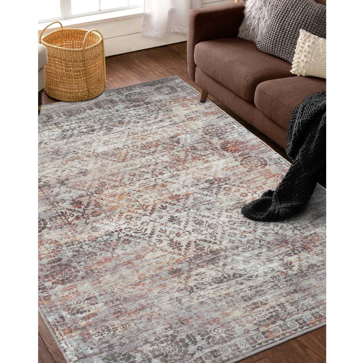 Macaw Diamond Lattice Non-Slip Washable Indoor Area Rugs or Runner Rug