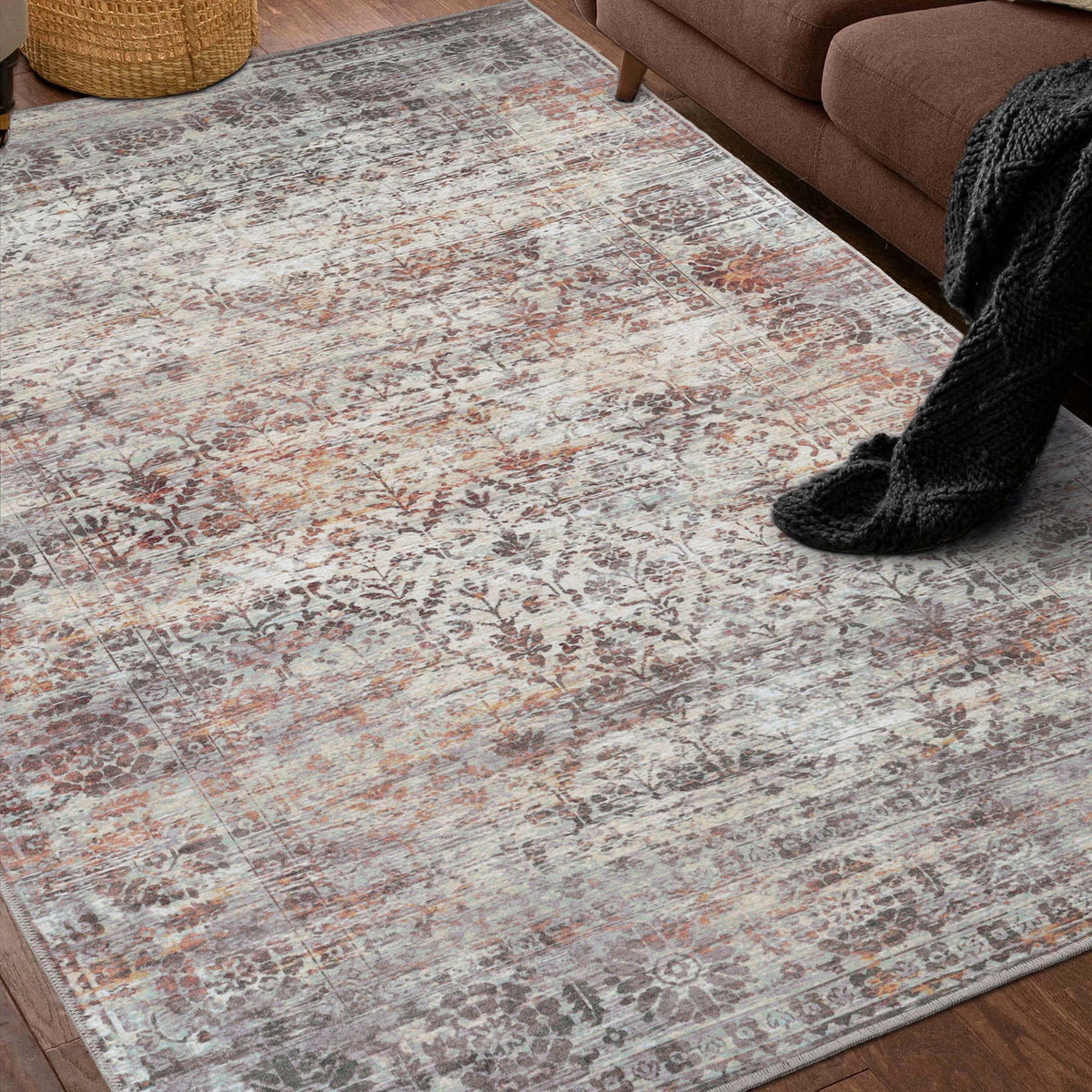 Macaw Diamond Lattice Non-Slip Washable Indoor Area Rugs or Runner Rug