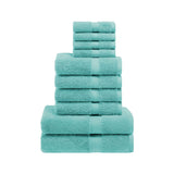 Madison Egyptian Cotton Pile Plush Heavyweight 10 Piece Towel Set