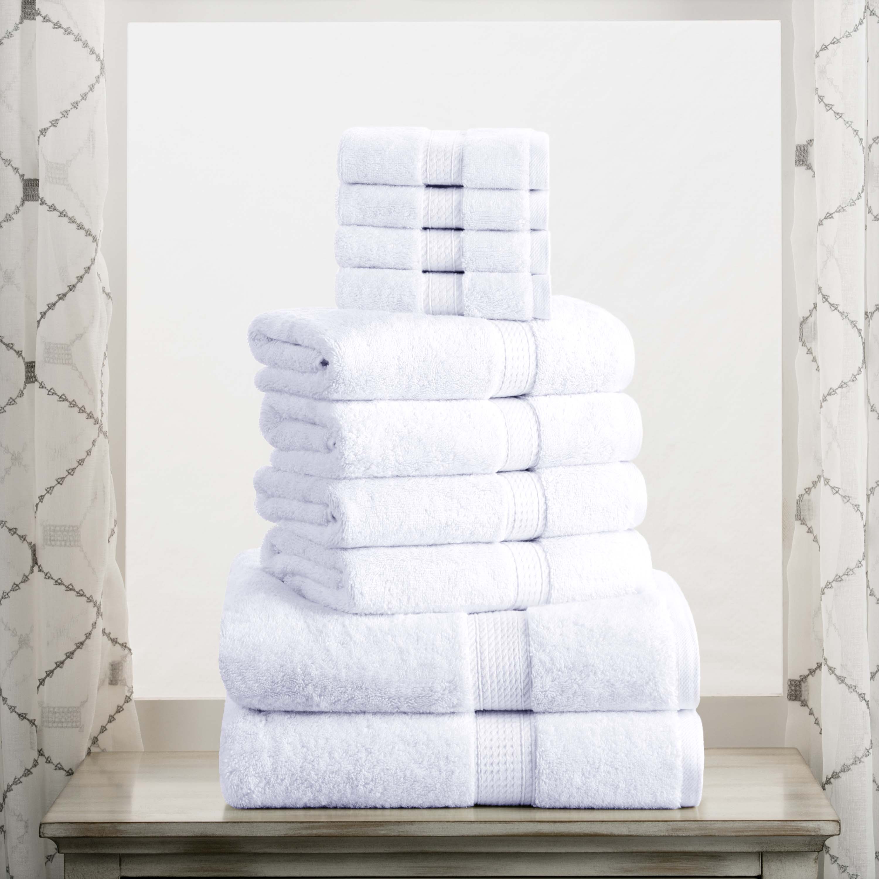 Madison Egyptian Cotton Plush Heavyweight 10 Piece Towel Set