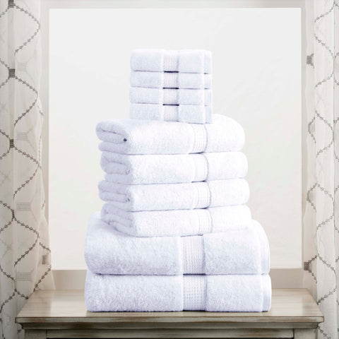 10-Piece Egyptian Cotton Plush Towel Set - Madison