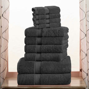 Madison Egyptian Cotton Pile Plush Heavyweight 10 Piece Towel Set