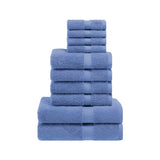 10-Piece Egyptian Cotton Plush Towel Set - Madison