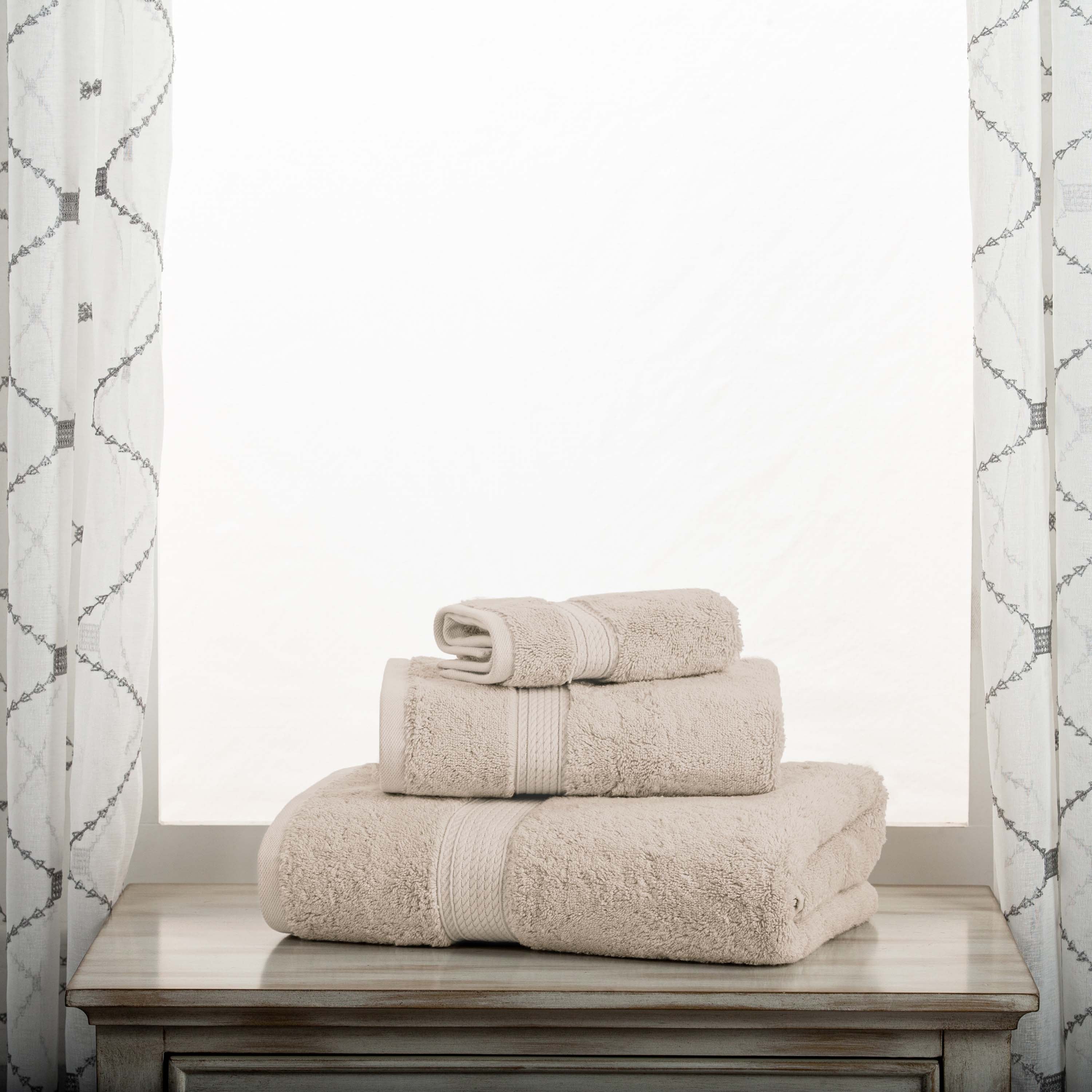 Madison Egyptian Cotton Plush Heavyweight 3 Piece Towel Set