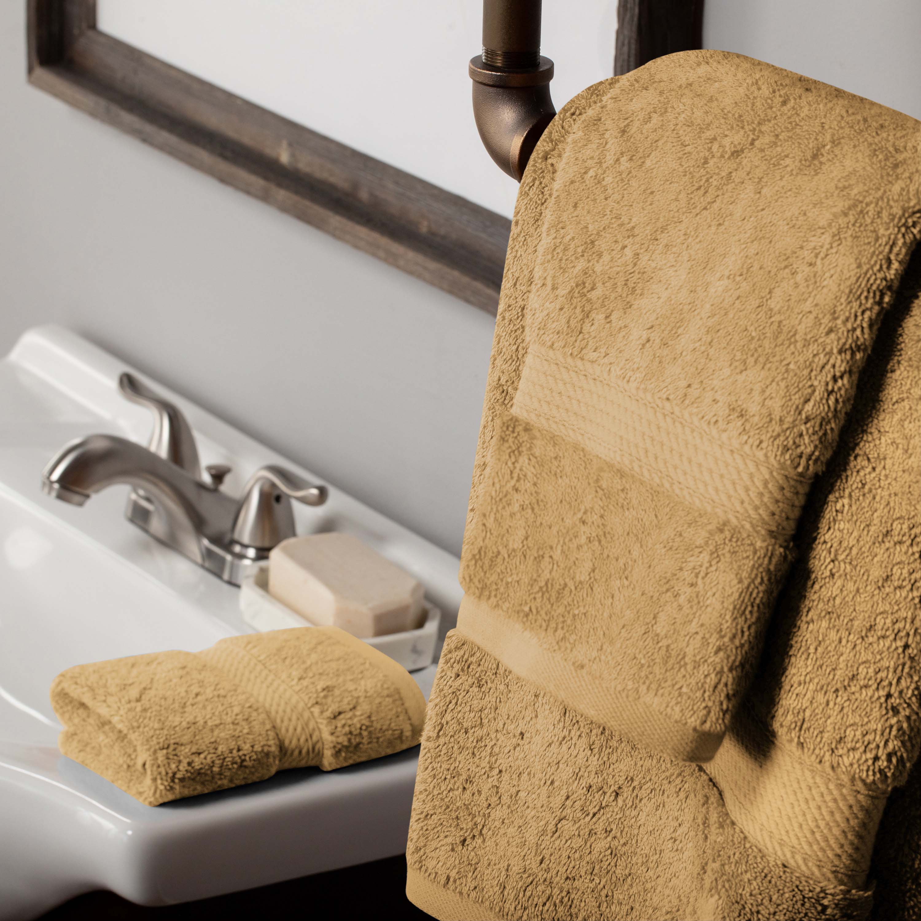 Madison Egyptian Cotton Plush Heavyweight 3 Piece Towel Set