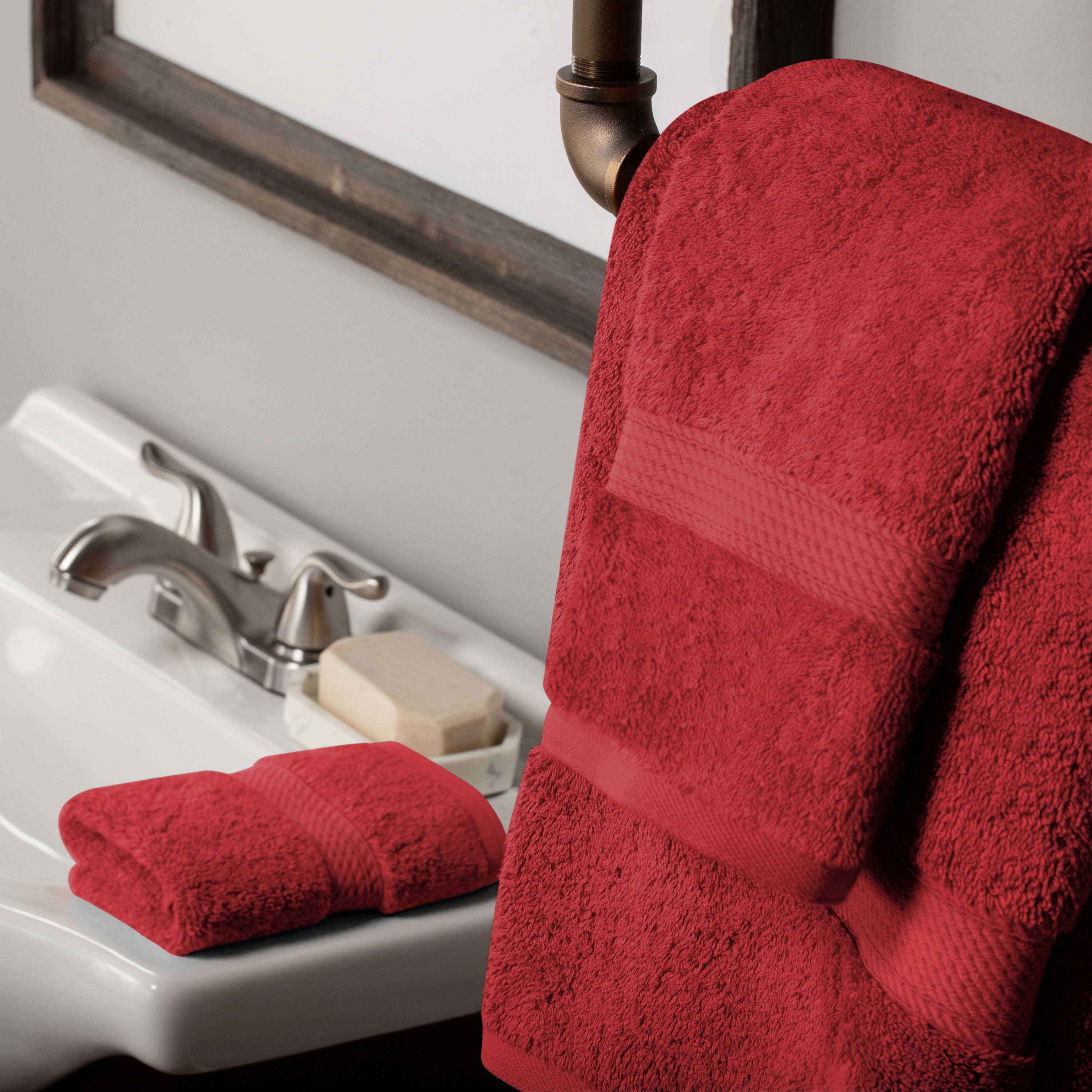 Madison Egyptian Cotton Plush Heavyweight 3 Piece Towel Set