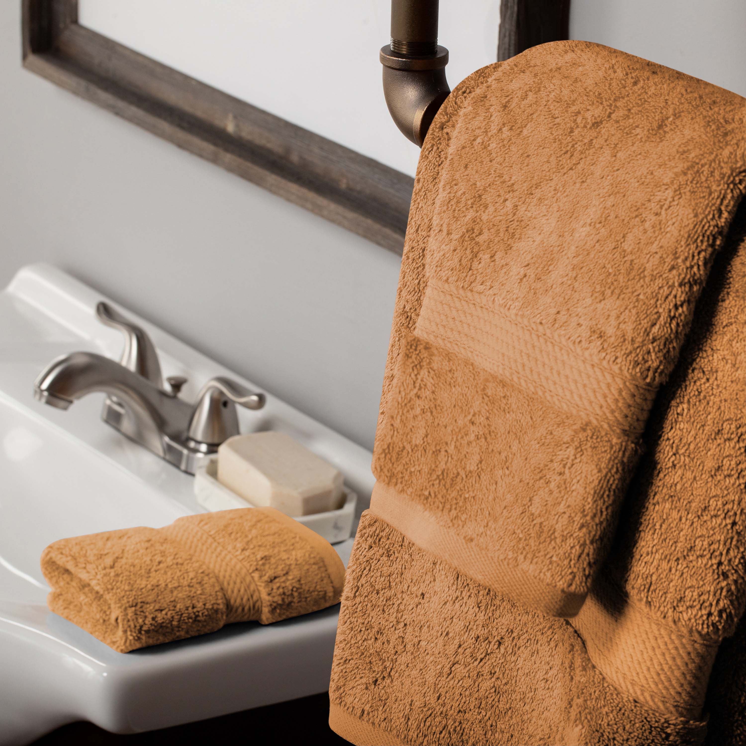 Madison Egyptian Cotton Plush Heavyweight 3 Piece Towel Set