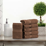 Egyptian Cotton Face Towel Set of 6 by Madison