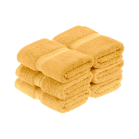 Egyptian Cotton Face Towel Set of 6 by Madison