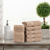 Egyptian Cotton Face Towel Set of 6 by Madison