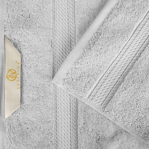 Egyptian Cotton Hand Towels 4-Piece Plush Set by Madison