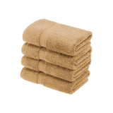 Egyptian Cotton Hand Towels 4-Piece Plush Set by Madison