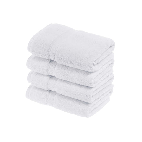 Egyptian Cotton Hand Towels 4-Piece Plush Set by Madison