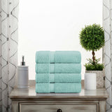 Egyptian Cotton Hand Towels 4-Piece Plush Set by Madison
