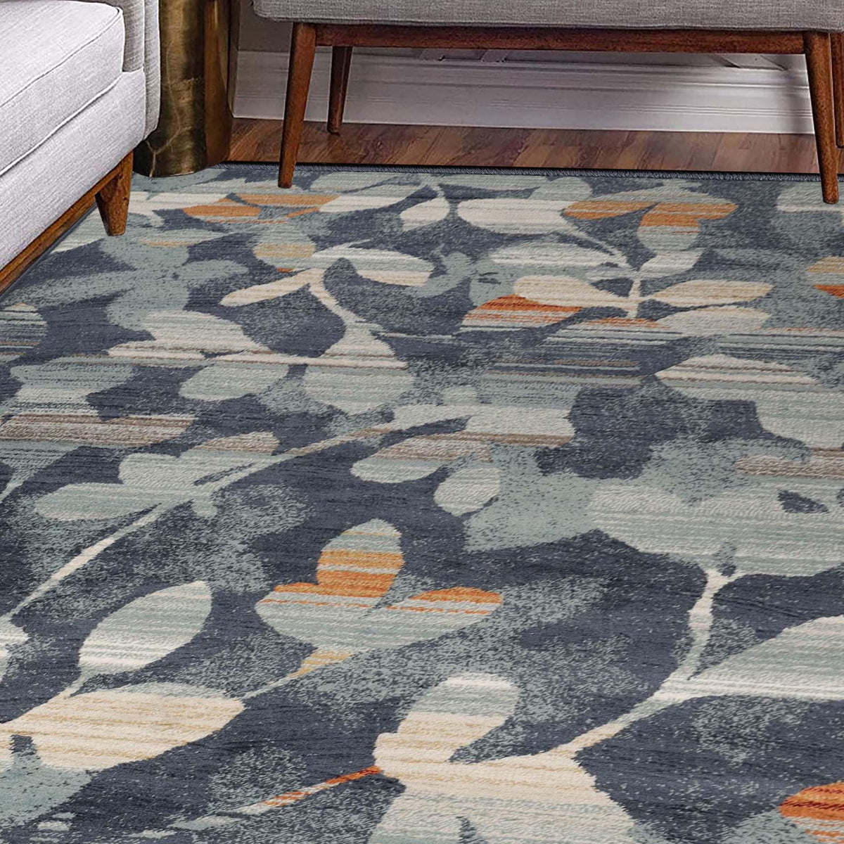 Mahonia Leaf and Vine Indoor Area Rugs or Runner Rug