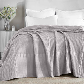 Mai Waffle Weave Honeycomb Soft Textured Cotton Blanket