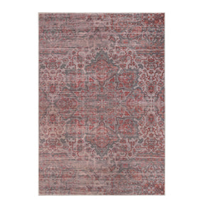 Manakin Bohemian Medallion Non-Slip Washable Indoor Area Rug
