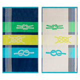 Marine Knots Oversized 2 Piece Beach Towel Set