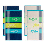 Marine Knots Oversized 4 Piece Beach Towel Set