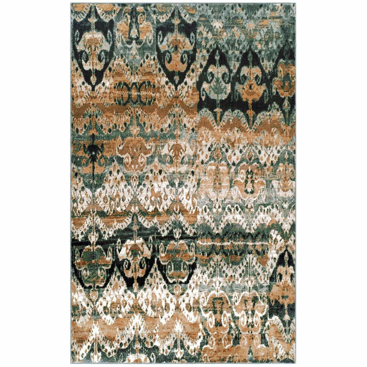 Marseille Distressed Vintage Damask Indoor Area Rug Or Runner