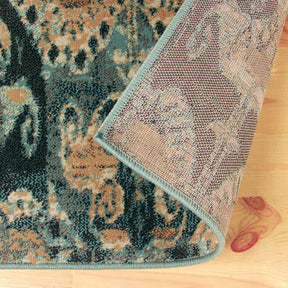 Marseille Distressed Vintage Damask Indoor Area Rug Or Runner