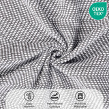 Maya Chenille Herringbone Soft Textured Medium Weight Cotton Blanket