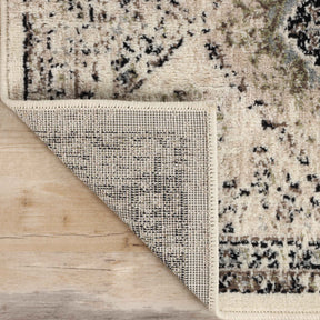 Mayfair Distressed Damask Indoor Area Rug or Runner Rug Or Door Mat