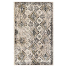 Mayfair Distressed Damask Indoor Area Rug or Runner Rug Or Door Mat