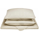 McKinley Fine Stitched Cobblestone Cotton Quilt Set