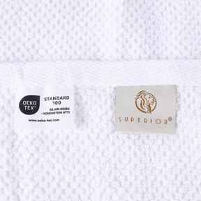Medallion Cotton Jacquard Textured Soft Absorbent Bath Towel Set of 3