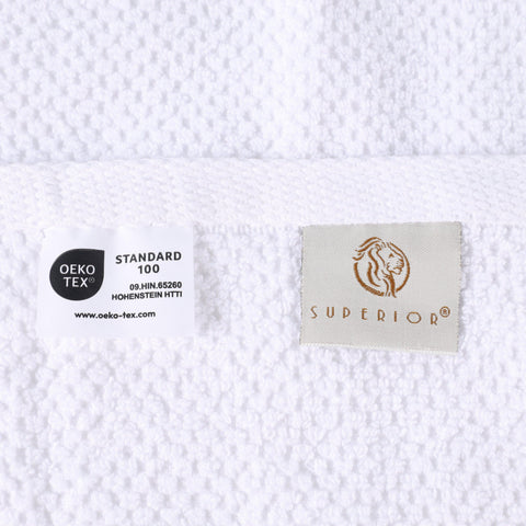 Cotton Jacquard Textured Absorbent Bath Towel Set of 3