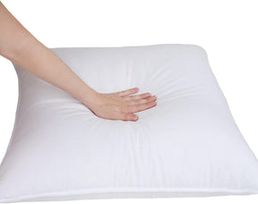 Medium Density Down Alternative Solid Euro Pillows, Set of 2 and 4