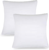 Medium Density Down Alternative Solid Euro Pillows, Set of 2 and 4