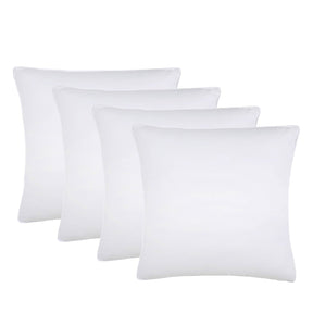 Medium Density Down Alternative Solid Euro Pillows, Set of 2 and 4