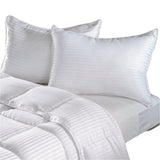 Medium Density Down Alternative Striped Pillows, Set of 2 Or 4