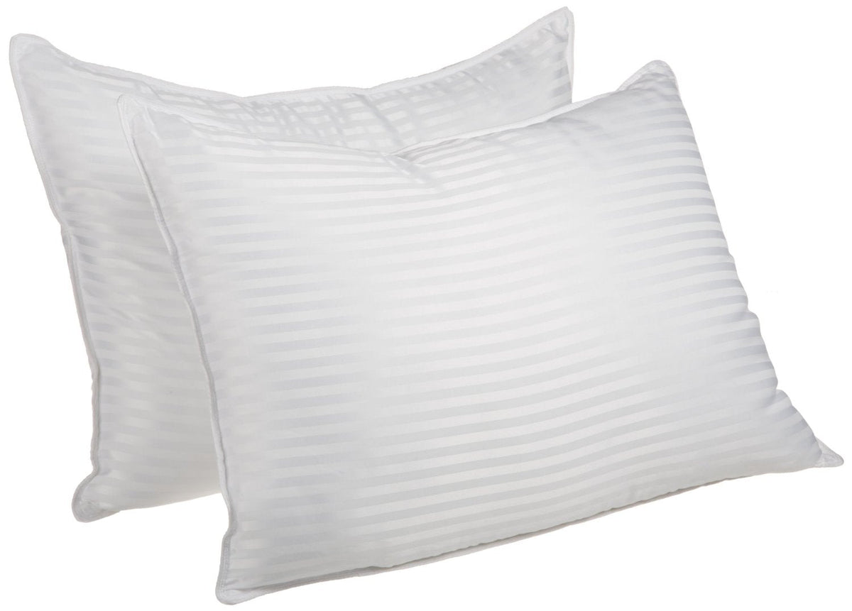 Medium Density Down Alternative Striped Pillows, Set of 2 and 4