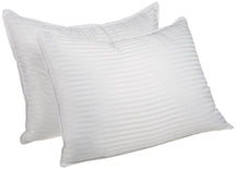 Medium Density Down Alternative Striped Pillows, Set of 2 and 4
