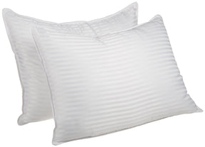 Medium Density Down Alternative Striped Pillows, Set of 2 and 4