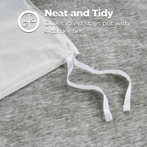 100% Cotton Flannel Melange Two-Toned Duvet Cover Set