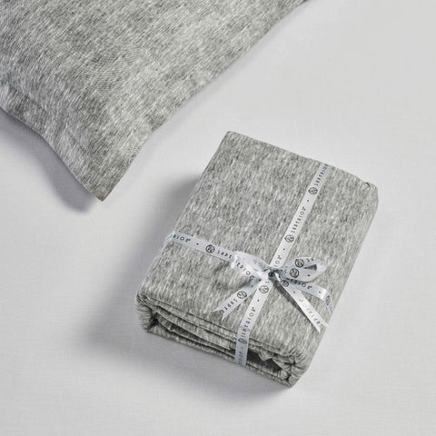 100% Cotton Flannel Melange Two-Toned Duvet Cover Set